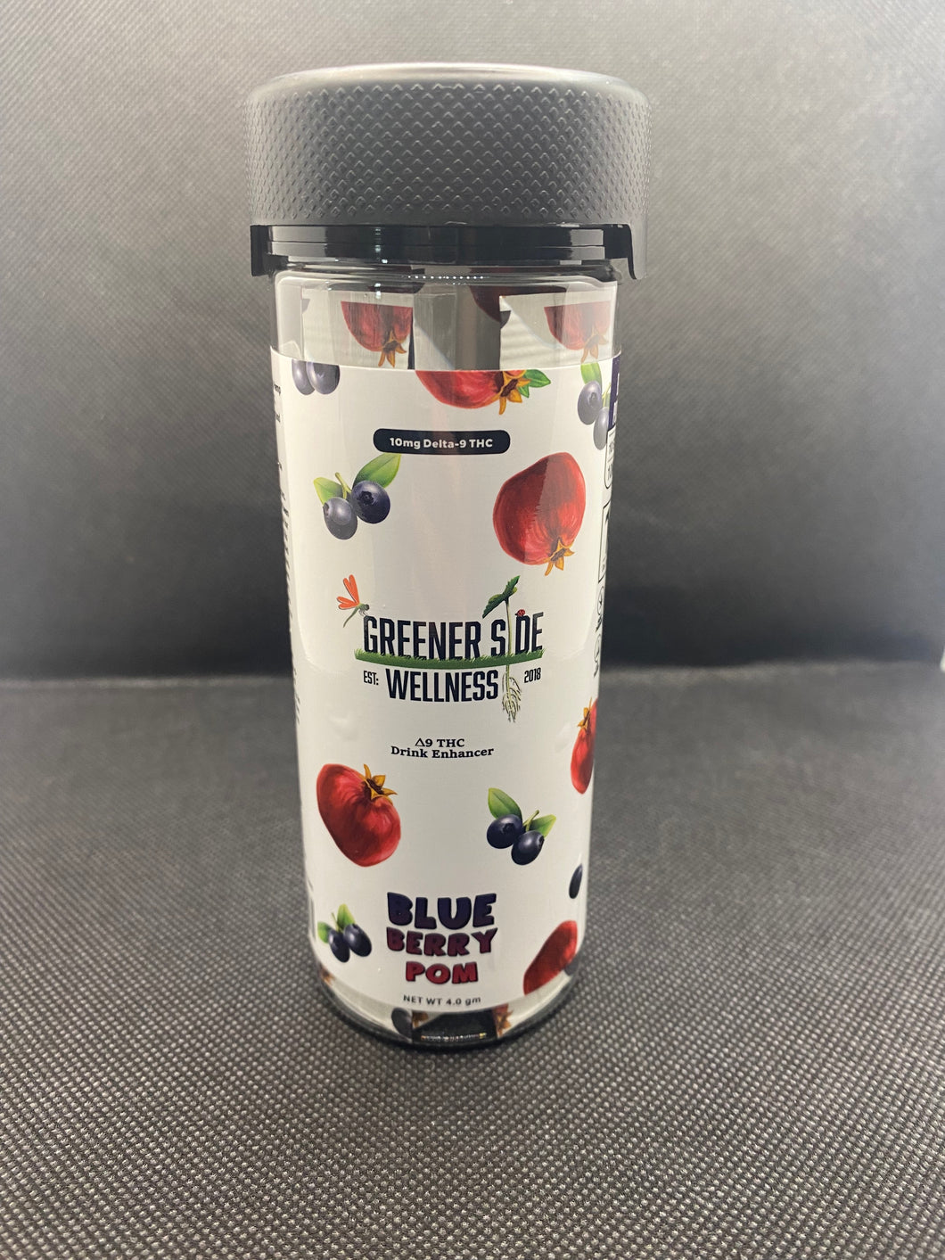 Delta 9 Drink Mix Blue Berry Pom - 10MG per packet - 100MG per container