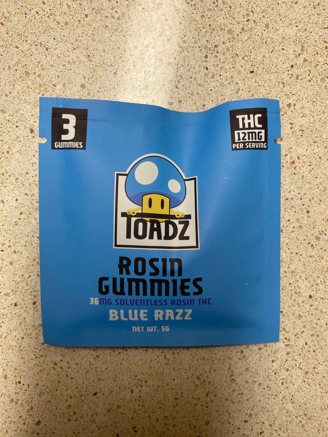 Live Rosin Delta 9 Gummies - 36 MG - Blue Razz