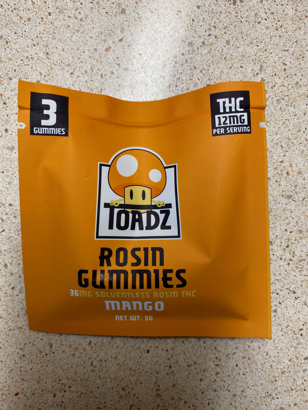 Live Rosin Delta 9 Gummies - 36 MG - Mango
