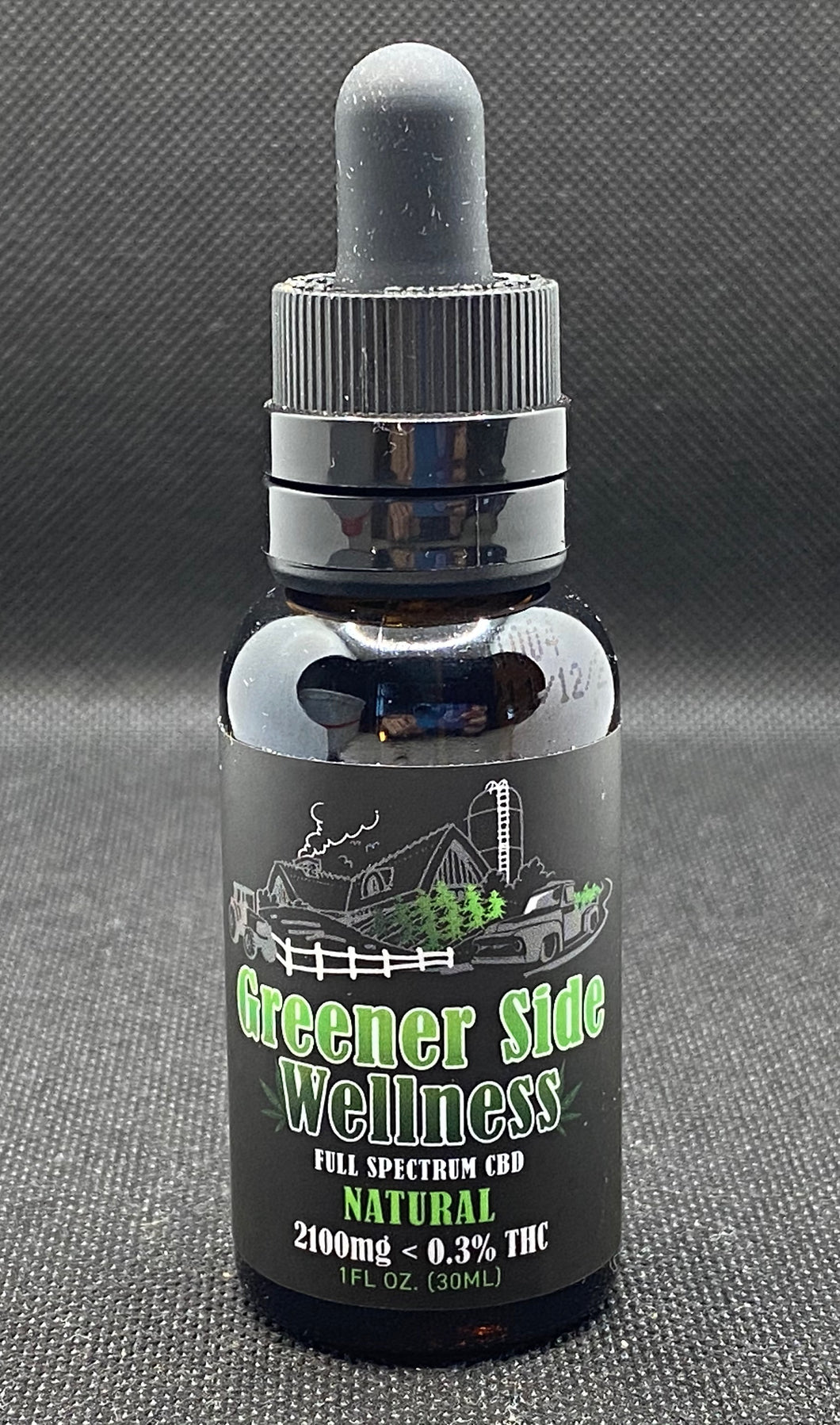 Full Spectrum CBD Oil (NATURAL) 2100 MG (30 ML per bottle/70 MG per 1ML dropper)